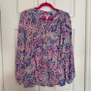 Lily Pulitzer Elsa La Playa top